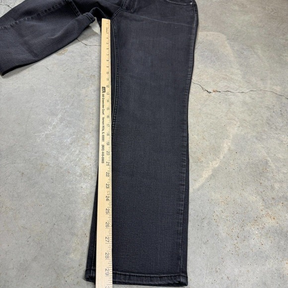 Buffalo David Bitton Women's Francesca Mid-Rise Skinny Stretch Jean Black 14 34W - Picture 9 of 11